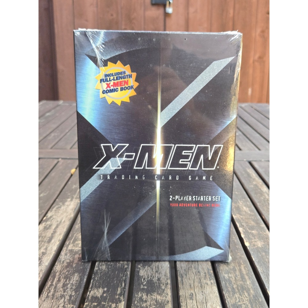 Sealed 2000 X-Men TCG 2-Player Starter Set Wizards of the Coast Comic Book Box